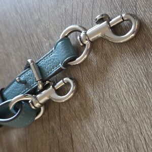 Coach Purse Replacement Strap Blue Silver Hardware